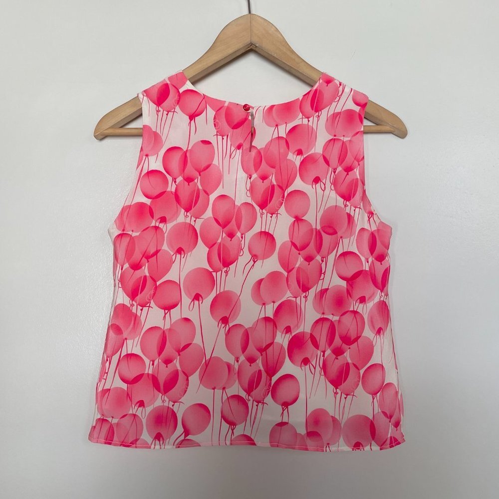 Built By Wendy Silk Balloon Print Tank Top - Picture 2 of 7